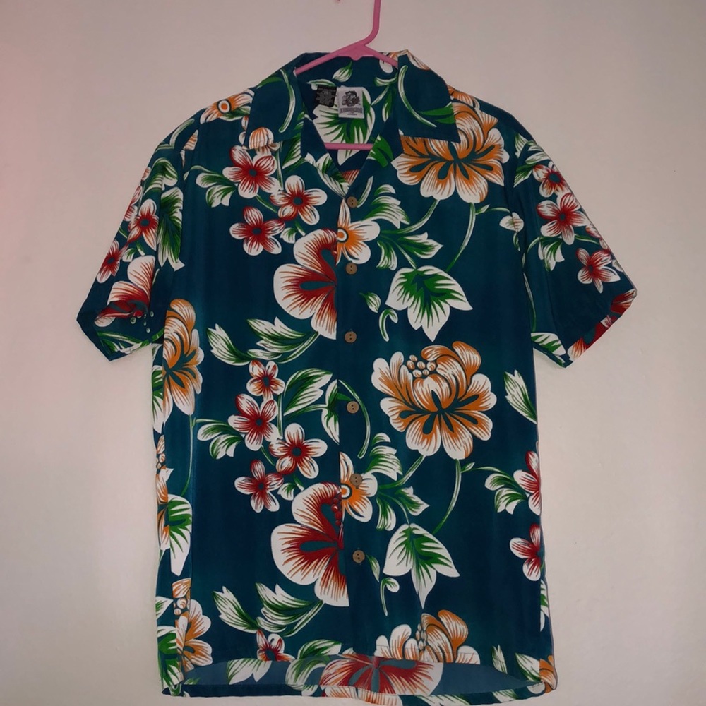 Kennington floral Hawaiian shirt size Meduim